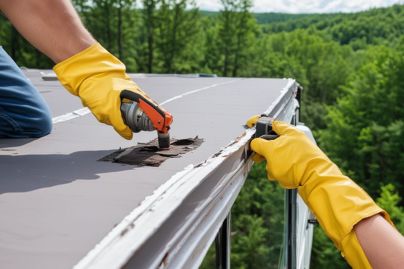 RV roof repair and sealing services